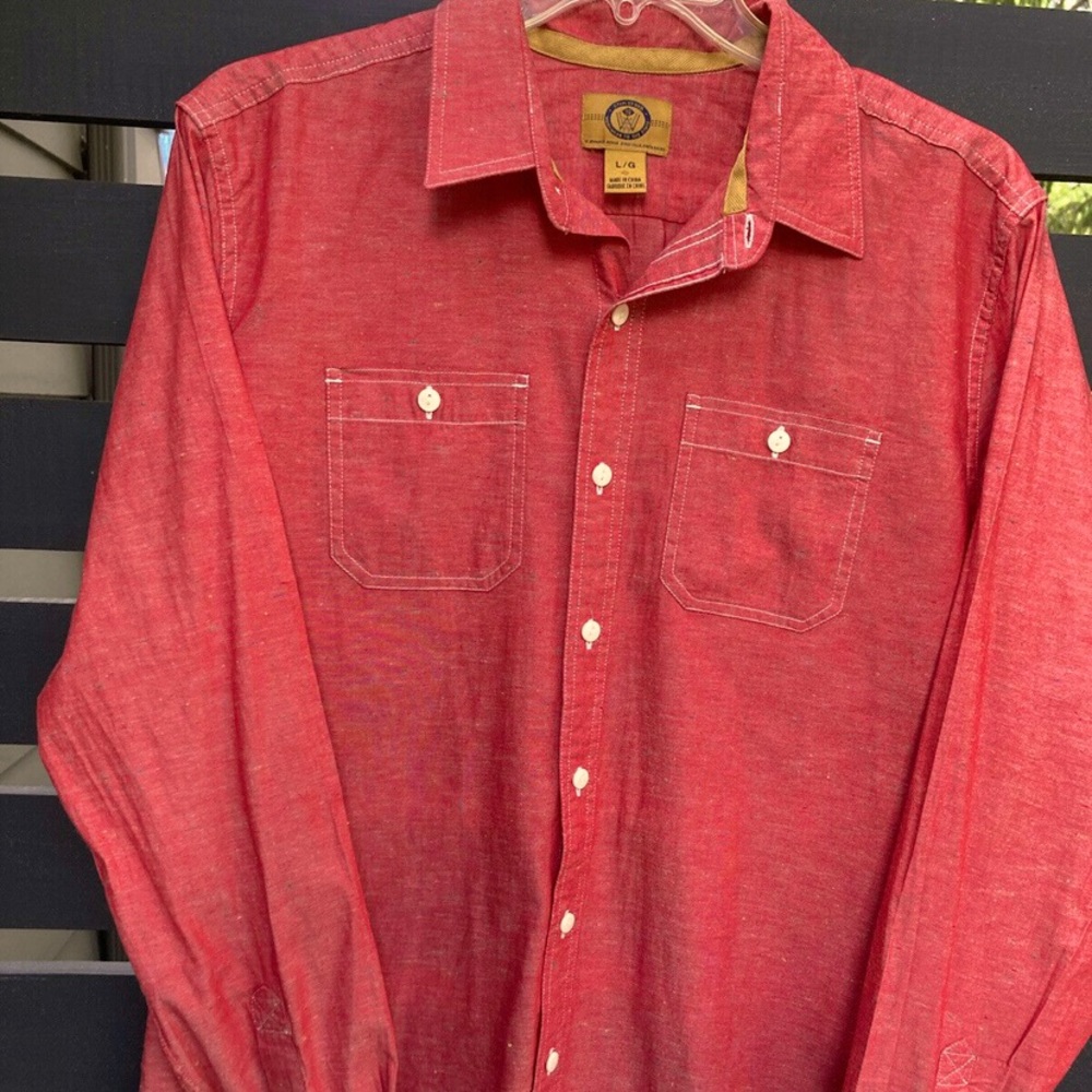 STAPLEFORD WORKWEAR BUTTON UP DRESS SHIRT SIZE MEDIUM